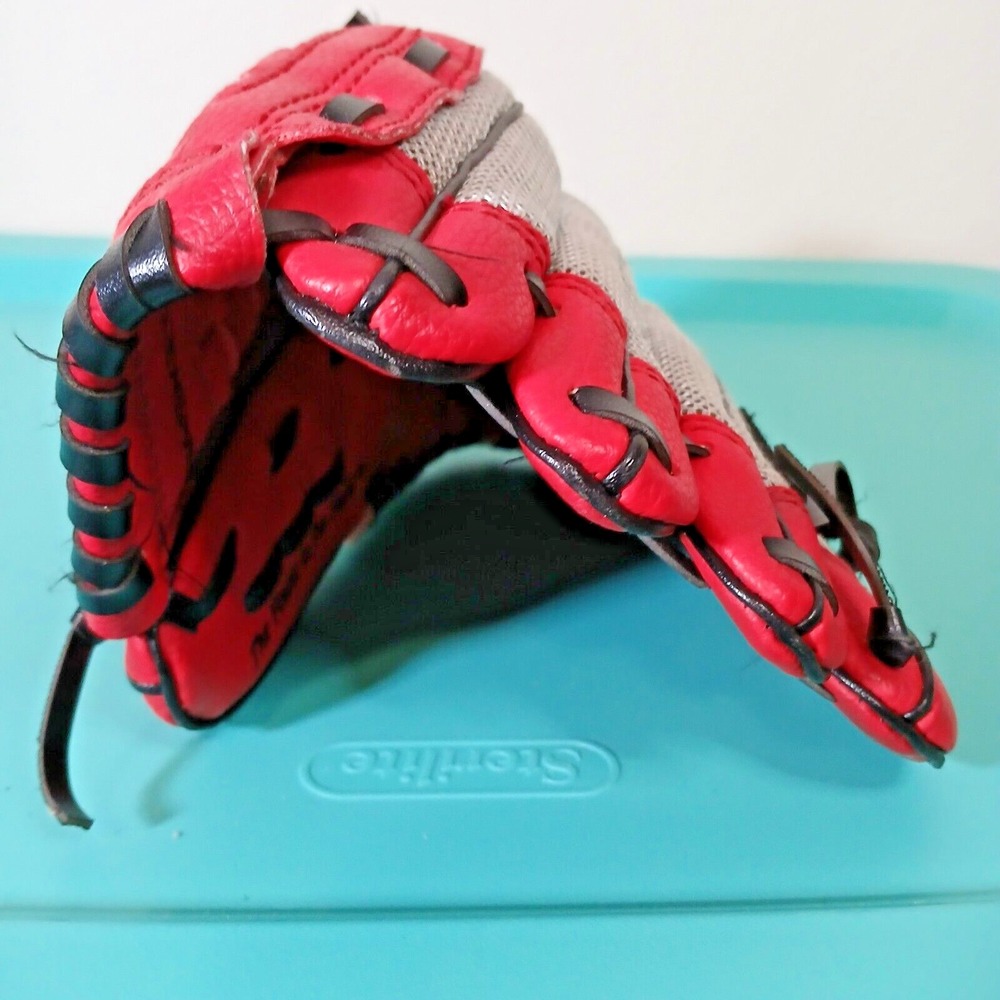 Rawlings Right Hand RHT Series 10" T-Ball Youth Baseball Glove PL10SS Red G1 - Picture 11 of 11